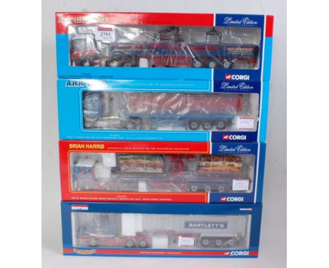 Four various boxed Corgi Toys Hauliers of Renown and limited edition 1:50 scale boxed diecasts, all appear as issued to inclu