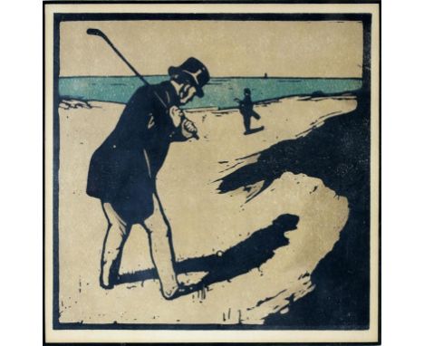 SIR WILLIAM NICHOLSON, OCTOBER, LITHOGRAPH, EARLY 20TH C, 20 X 21CM 