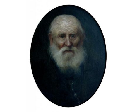 ENGLISH SCHOOL, PORTRAIT OF A GENTLEMAN, OIL ON BOARD, OVAL, 44 X 59CM