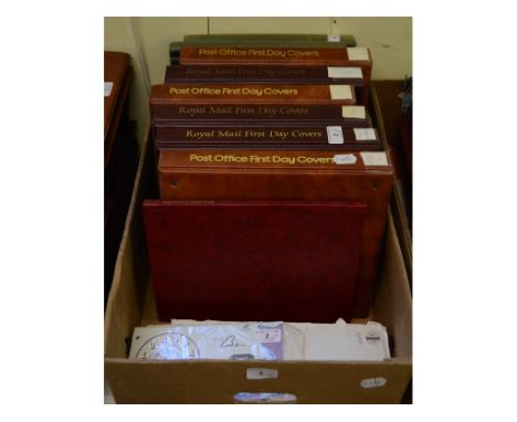 Assorted medallic covers, first day covers, and assorted stamps, in nine albums, and others loose (box) 