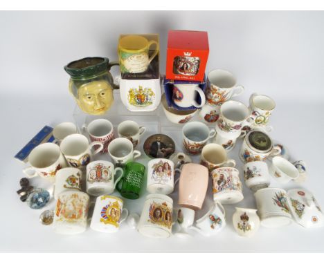 Royal Commemorative Ceramic / Glass Collection # 18 - 19th Century, Victorian and later. Cups, Mugs Figures and plates etc. I