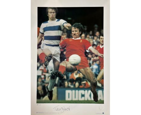 Tommy Smith - Liverpool - Signed limited edition print Tommy Smith is a Liverpool legend! During 1962 and 1978 he made 638 ap