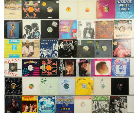 A collection of Funk Soul And Disco 12" Singles. Includes artists: The Village People, Gwen Guthrie, Crusaders, Amii Stewart,