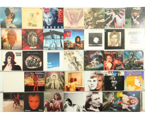 A collection of Classic Rock Solo Artists LPs and 12" Singles. Includes: Rod Stewart, Mike Rutherford, Meatloaf, Chris Rea, J