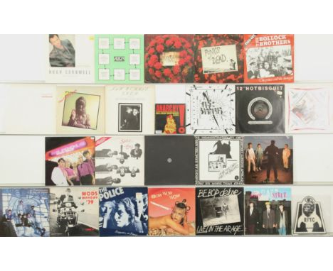A collection of Punk And New Wave LPs and 12"s. Includes: Crass - Christ: The Album (1982 2 LP boxset with booklet no poster 