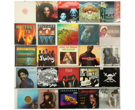 A collection of 50+ Pop/Hip-Hop/Reggae/Funk/Soul/R&amp;B LPs and 12" to include; Nightmare On Wax, Bob Marley &amp; The Waile