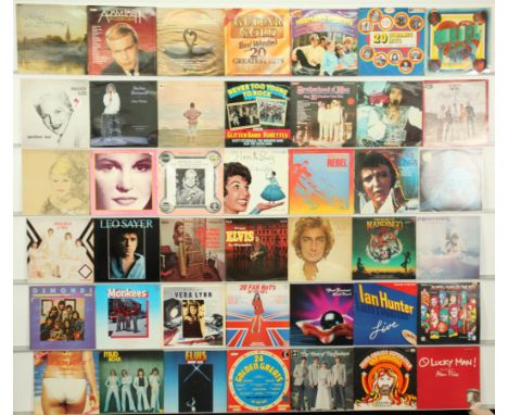 A collection of 80+ Easy Listening/Pop/Country/Jazz/Rock 'n' Roll LPs to include artists; Peggy Lee, Elvis Presley, Brotherho