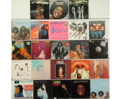 A collection of Female Soul, Funk and Disco Artists LPs. Includes: Diana Ross, Gladys Knight, Gloria Gaynor, Sister Sledge, D