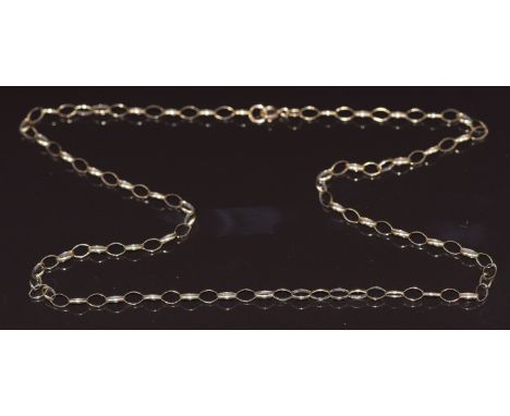 A 9ct gold necklace / belcher chain, 2.9g&nbsp;
