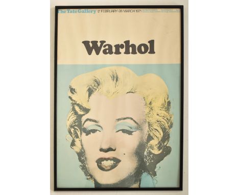 After Andy Warhol (1928-1987) - A retro 20th century 1967 Tate Gallery poster featuring the iconic Marilyn Monroe portrait. S