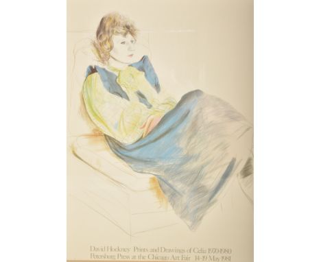 After David Hockney (British, b. 1937) - A vintage 20th century print after David Hockney Prints &amp; drawings of Celia 1970