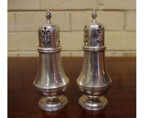 Pair of sterling silver sugar sifters both hallmarked Birmingham 1920, 155g approx., 15.5cm high approx.