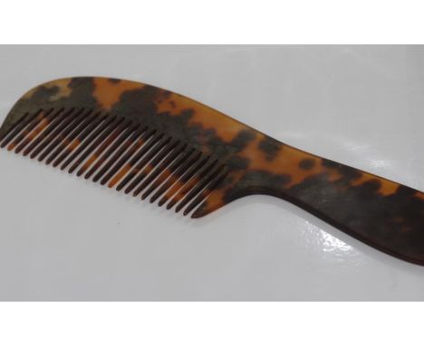 Large vintage tortoiseshell comb