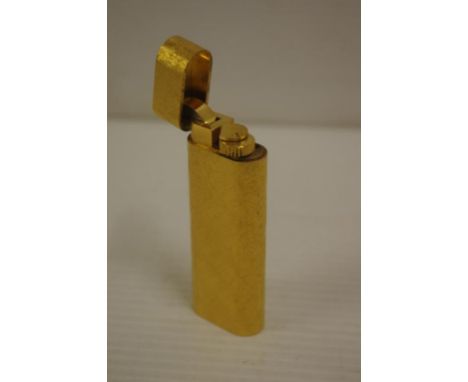 Cartier (Paris) gold plated lighter