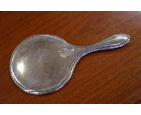 Sterling silver hand mirror hallmarked Birmingham 1920