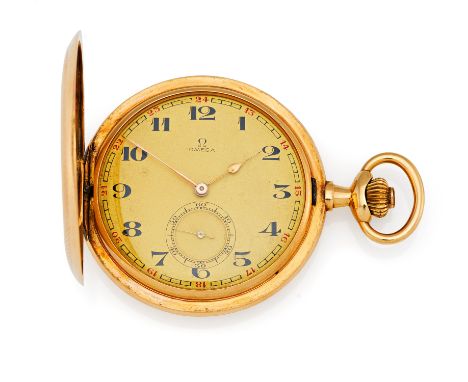   OMEGA OMEGA  Schweiz. Um 1910.   Handaufzug. 585/- Roségold, Zffbl. bedruckt, lackiert, Zeiger golden. Gesamtgewicht: ca. 8