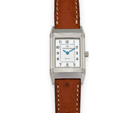   JAEGER LECOULTRE JAEGER LECOULTRE  Reverso. Schweiz.   Handaufzug. Edelstahl, Orig.-Lederband und Orig.-Dornschließe, Zffbl