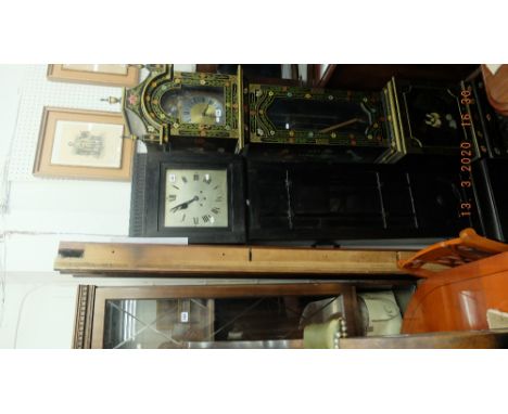 An art deco grandfather clock