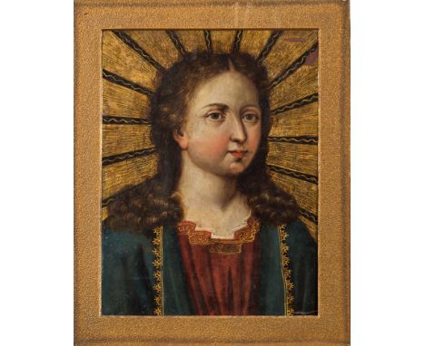 Manner of Franz Francken [18th/19th Century]-
A portrait of a Saint; A companion portrait:-
two, on copper
each 21 x 16cm, in