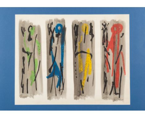 * John Piper [1903-1992]-
Sketches for Chichester Tapestry:-
signed John Piper bottom right
inscribed on the reverse
watercol