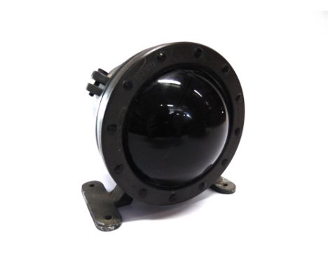 MILITARIA - A GERMAN COMPASS BY LUDOLPH OF WESERMUNDE  in a bracket mount, overall 11cm diameter.  Note: Believed to have bee