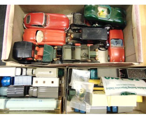 ASSORTED PLASTIC MODEL VEHICLES  comprising 1/87 scale Wiking and other mainly commercial vehicles; and various larger scale 