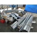 LOT OF ASSORTED DUST PIPE, SOME FLEX