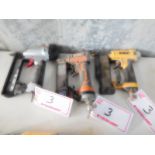 PORTER CABLE RIDGID & DEWALT PNEUMATIC PIN NAILERS
