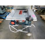 BOSCH 4100XC PORTABLE TABLE SAW, W/ STAND