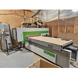 2017 BIESSE ROVER S 1224 CNC ROUTER, 4 X 8 NESTED TABLE, AUTO OFFLOAD, C/W TOOLING & BECKER VACUUM