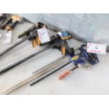 LOT OF ASST. SAMONA & BESSEY CLAMPS