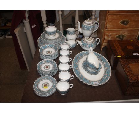 A Wedgwood "Florentine" pattern part dinner / tea service 