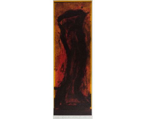 Valentin Oman1935 St. Stefan bei Villach - "Rousillon-Russe III" - Farblithografie/Bütten. 24/30. 67 x 22 cm, 76 x 30 cm. Sig