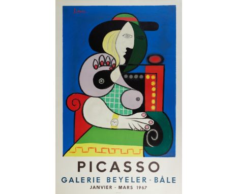 Pablo Picasso1881 Malaga - 1973 Mougins nach - "Picasso. Galerie Beyeler - Bale. Janvier - Mars 1967" - Farblithografisches P