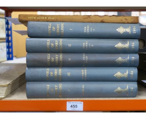 Fielding, Henry&nbsp;Novels George Routledge and Sons, London, 1884, no. 327 of 400, rebound in quarter Morocco with marbled 