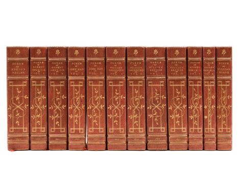 The Muses' Library. Poems of Blake, Marvell, Browne, Drummond, Gay, Herrick and Waller, 12 vol. only (of 20), each one of 100