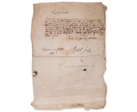 Scotland.- Forbes family of Culloden.- Forbes (Isobel) Autograph Letter signed to her brother John Forbes of Culloden, 1p., D