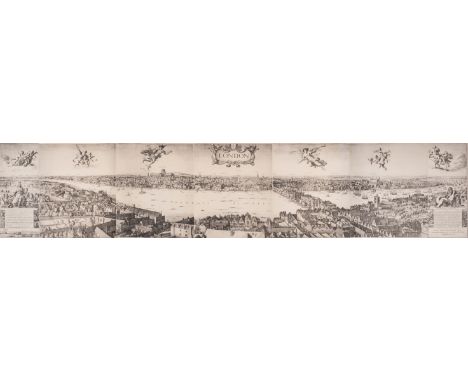 Hollar (Wenceslaus) London: 37 Etchings of London Views (1636-1667), number 139 of 250 sets, folding panorama mounted on line