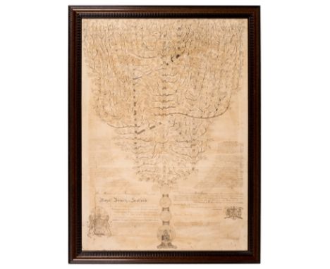 Scotland.- Brown (John, genealogist) An Historical and Genealogical Tree of the Royal Family of Scotland, manuscript family p