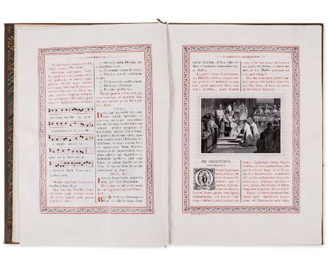 Firmin Didot.- Pontificalis, trial sheets for an unpublished edition, 72 ff., with the first 24 gatherings repeated three tim