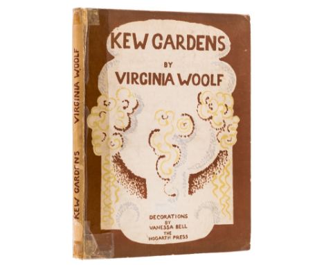 Woolf (Virginia) Kew Gardens, third English (limited) edition, number 210 of 500 copies signed by author and artist, woodcut 