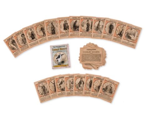 Dickens (Charles).- Card game.- The Characters of Charles Dickens. An interesting game, 52 playing cards, a rules card, and a