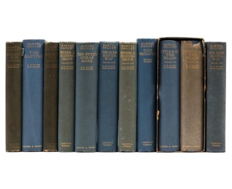 Proust (Marcel) Remembrance of Things Past [A La Recherche Du Temps Perdu], 7 parts in 11 vol., first English editions, trans