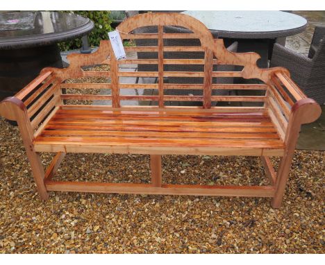 A Bramblecrest lutyens bench