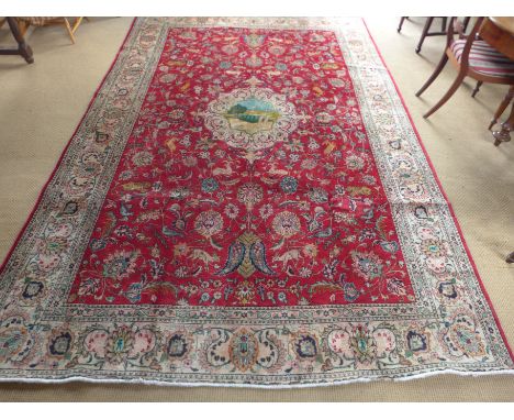 A fine Kashan carpet - 3.62m x 2.40m 