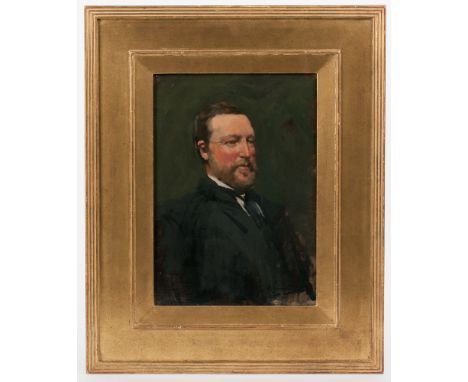 SIR JOHN LAVERY RA RSA RHA (IRISH 1856 - 1941),
BAILLIE ROBERT CRAWFORD
oil on canvas, signed
35.5cm x 25.5cm
Framed
Label ve