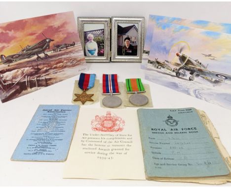 A Royal Air Force Service and Release book to (Airwoman) LACW 2013240 K M Easto, and other assorted items