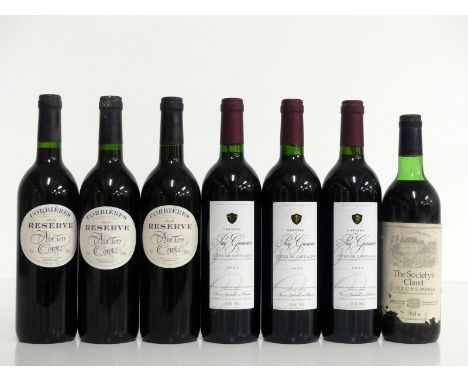 3 bts Ancien Comte Corbières Reserve 2003 hf/i.n, vsl bs 3 bts Ch. Puy Garance 2003 Côtes de Castillon i.n, vsl bs 1 bt The S