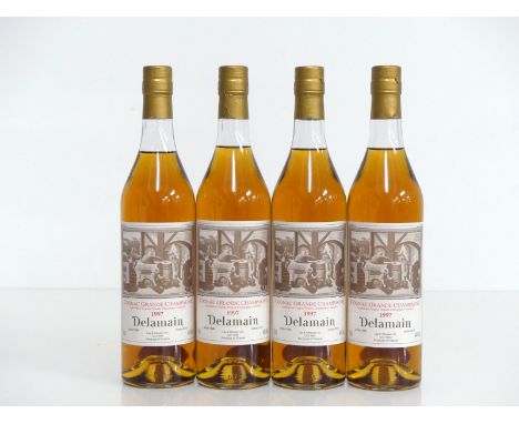 4 70-cl bts Delamain 1997 Grande Champagne Cognac landed 1998, bottled 2015 (L &amp; W)