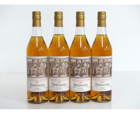 4 70-cl bts Delamain 1997 Grande Champagne Cognac landed 1998, bottled 2015 (L &amp; W)